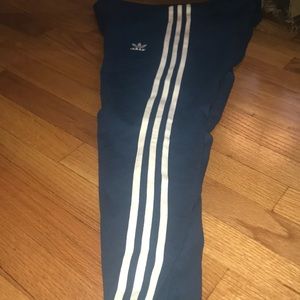 Adidas turquoise leggings stretch